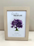 Amethyst Gemstone Tree Frame