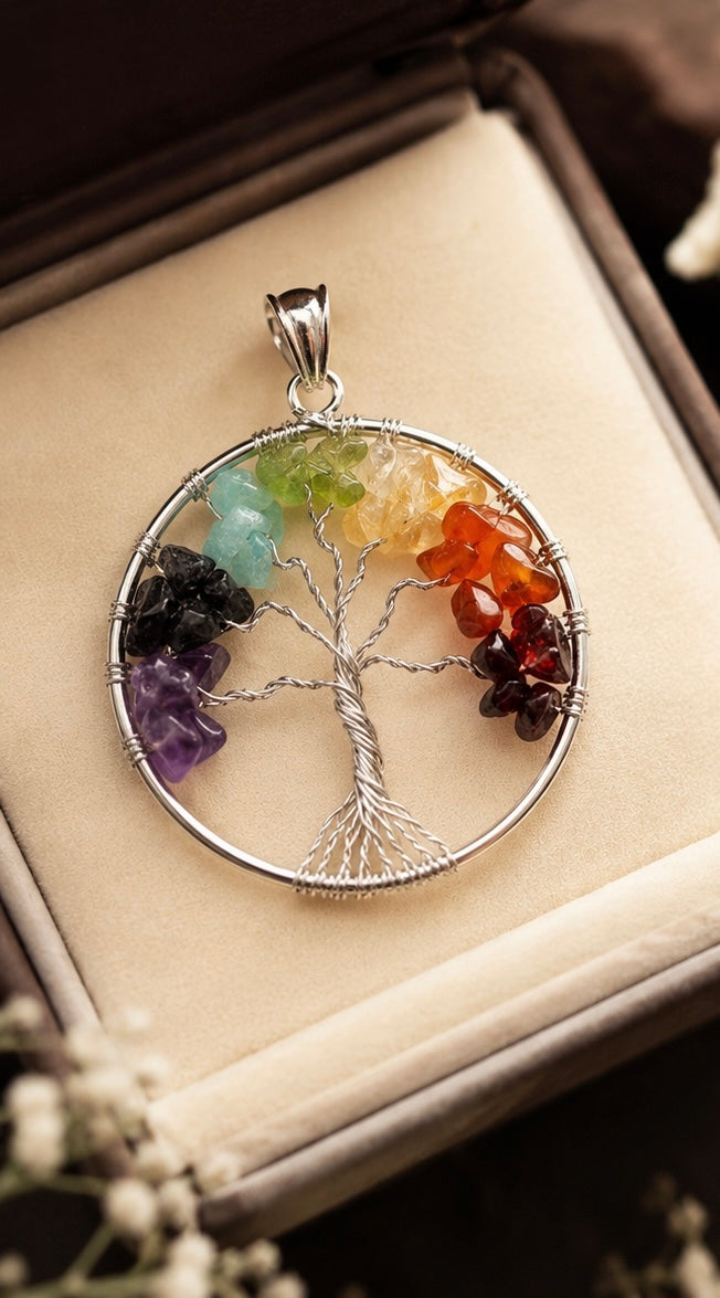 Chakra Tree of Life Pendant