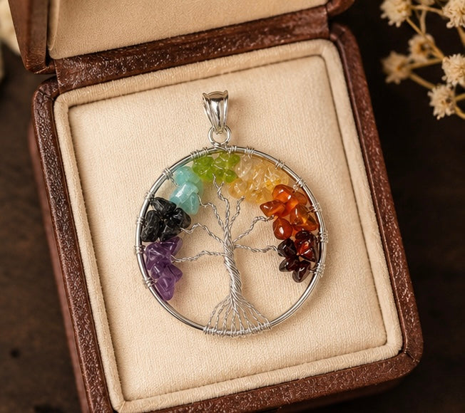 Chakra Tree of Life Pendant