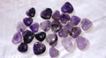 Amethyst Puff Heart Pendant