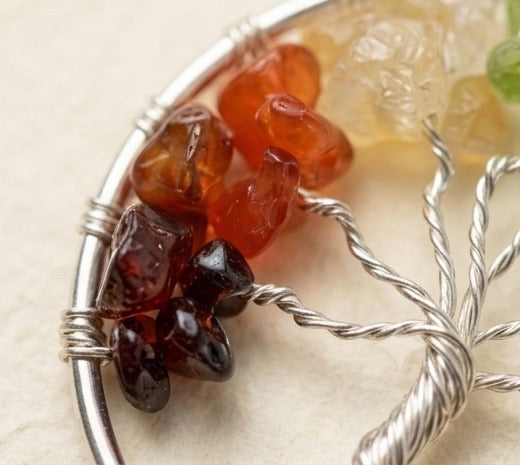 Chakra Tree of Life Pendant