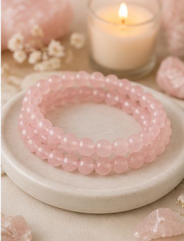 Rose quartz bracelet