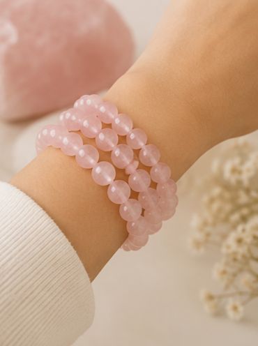 Rose quartz bracelet