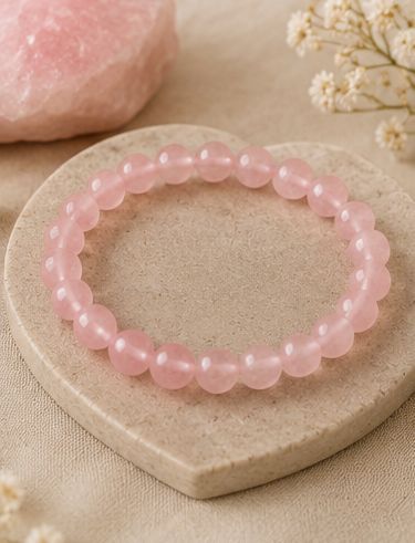 Rose quartz bracelet